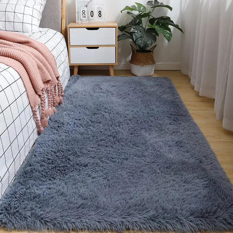 VIKAMA Silk Wool Rug Bedroom Carpet Children Carpet Prayer Rugs Living Room Rug Large Room Decoration