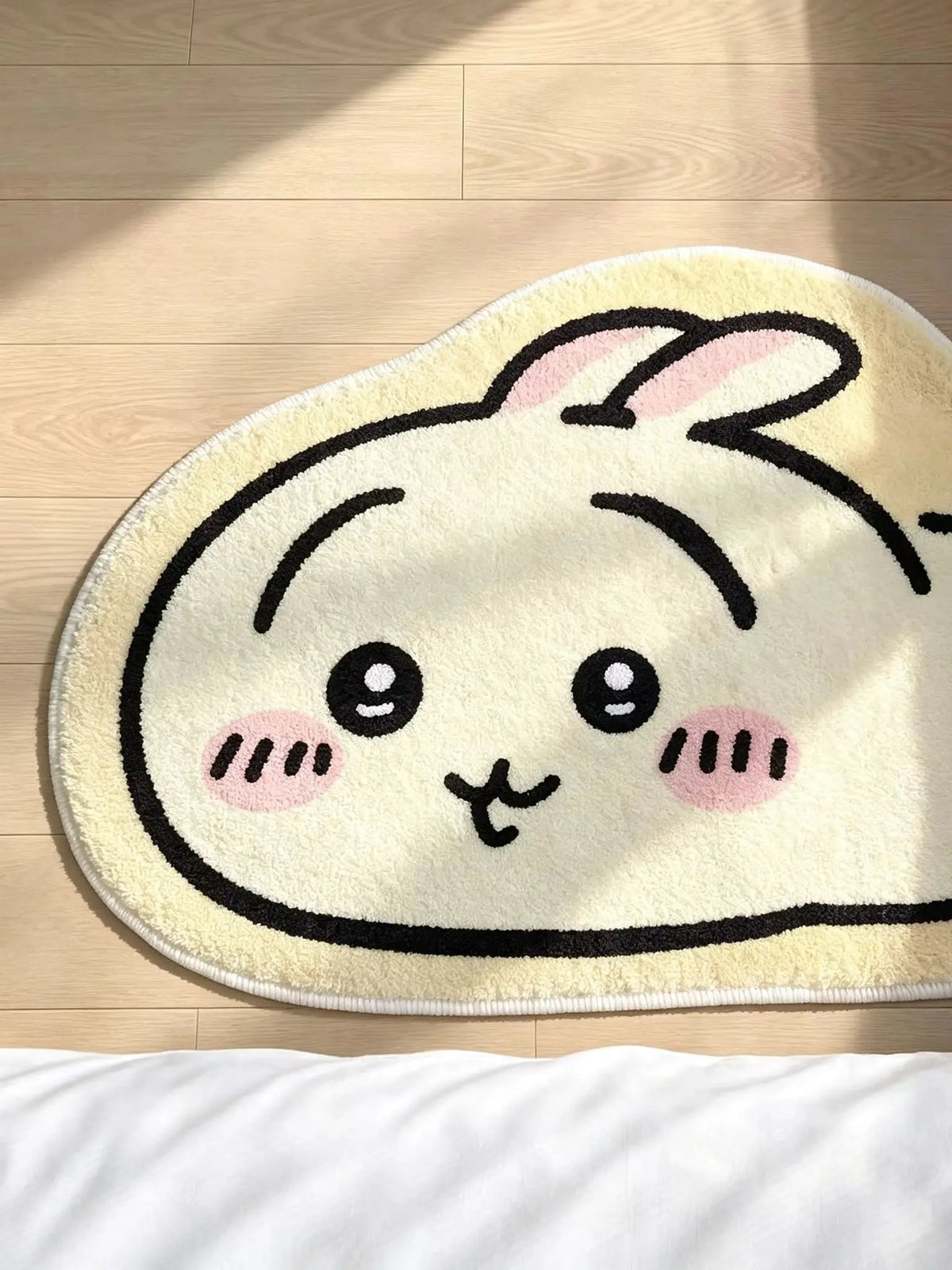 Chiikawa Cartoon Rug Anime Hachiware Usagi Plush Floor Mat Bathroom Non-Slip Carpet Car Cushion Soft Living Room Decor***
