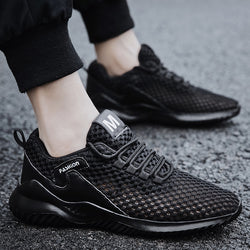 Mesh Hollow Air Leak Honeycomb Mesh Shoes, Lightweight Sports Shoes, Men's Shoes