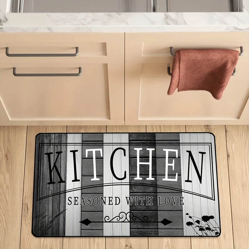 VIKAMA Durable Kitchen Floor Mats At The Entrance Of The Hallway, Corridor, Laundry Room, Living Room, Carpets And Home Decor