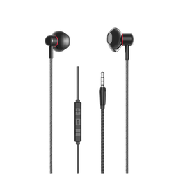 KP-234 In-Ear Wired Headphones 3.5mm With Inline Controls High-Quality Audio Zero Latency Suitable For Music Gaming In Stock For Wholesale