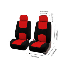 2 Front Car Seat Covers, 2mm Thick, Classic And Durable, Suitable For Small, Medium, And Large Cars, SUVs, And All Seasons