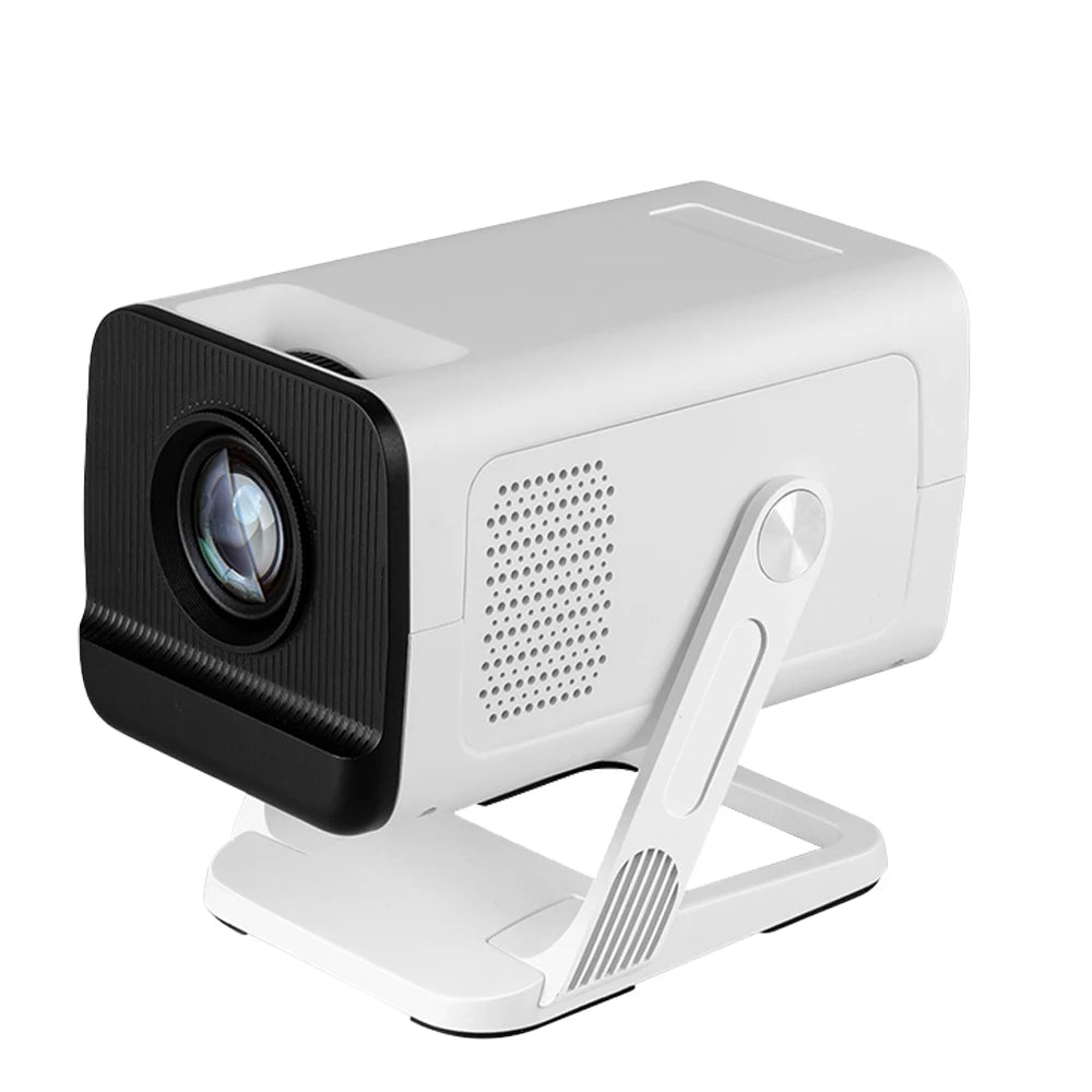 Smart Mini Projector Android 14, Supports 4K Video Native 720P, Bluetooth 5.4 with WiFi 6, Portable Outdoor Home Theater