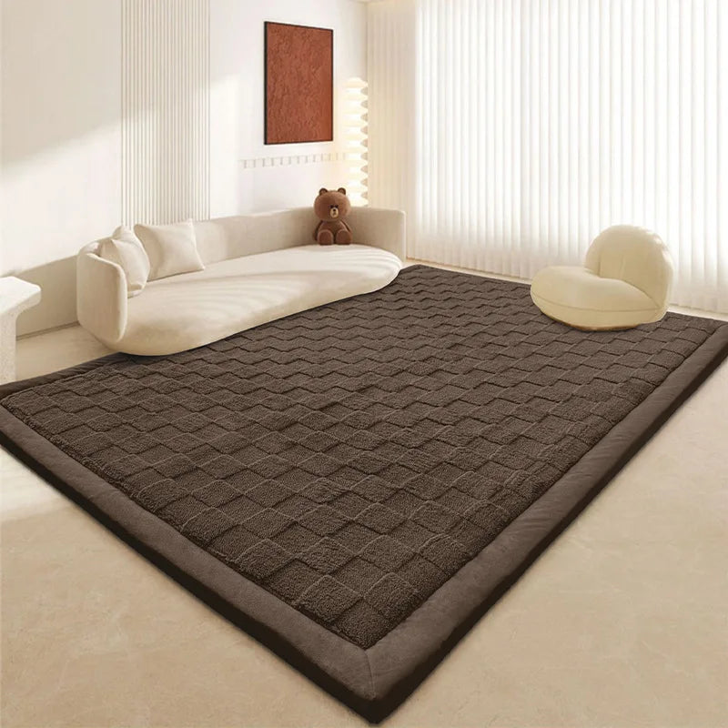 Carpet living room thickened Japanese children's climbing mat anti-drop bedroom bedside blanket bay window mat floor mat tatami