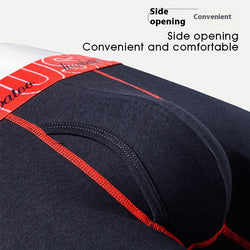 Men's Long Leg Underwear Cotton Extended Anti-friction Leg Boxers