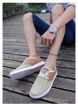 Men's Casual Sports Running Shoes Summer Breathable Mesh Shoes