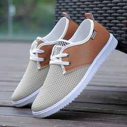 Men's Casual Sports Running Shoes Summer Breathable Mesh Shoes
