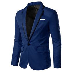 Bra Slim One Button Lapel Multicolor Suit