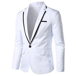 Bra Slim One Button Lapel Multicolor Suit