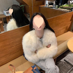 Young Coat Woolen Net Women's Winter Short Korean Style
