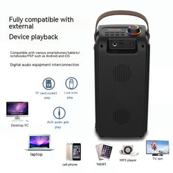Portable Bluetooth Speaker Color Light Speaker