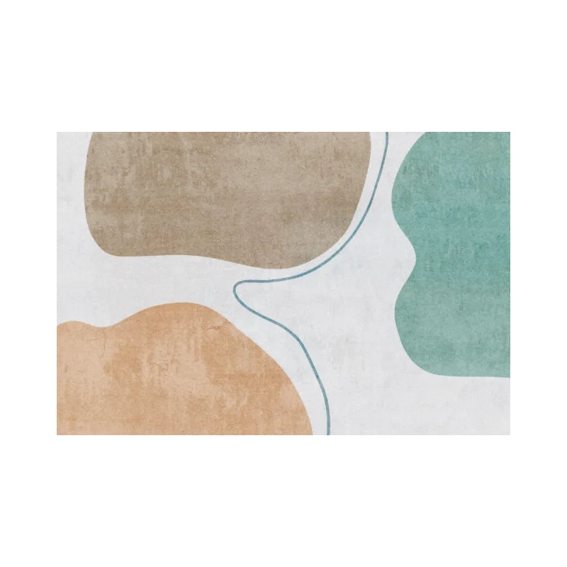 VIKAMA Modern Simple Pink Living Room Carpet Home Decor Girls Bedroom Bed Blanket Large Sofa Coffee Table Cloakroom Floor Mat