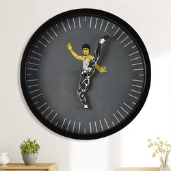 Kungfu Personalized Wall Clock Mute Home
