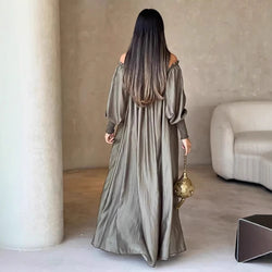 Middle East New Autumn And Winter Long Sleeve Dress