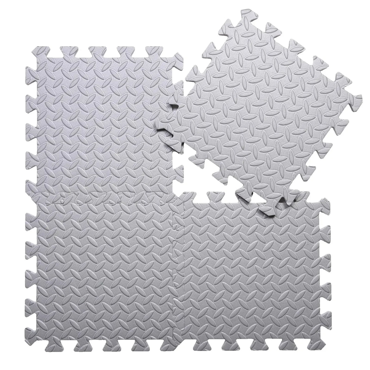 8Pcs 60x60cm EVA Foam Mat Living Room Bedroom Floor Rug Splicing Carpet 2.5cm Thicken Non-Slip Gym Yoga Fitness Shock Floor Pad