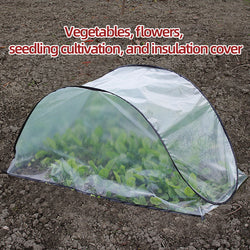 Instant Set Up Plant Protective Cover Foldable Mini Greenhouse Tent For Vegetables Flowers Seedling Cold Frost Protection