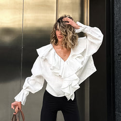 Fashionable All-match Temperament Leisure Shirt For Women