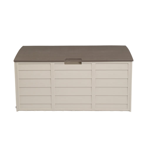75gal 130lb Brown Plastic Patio Storage Box