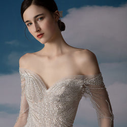 Women's Fashion Off-shoulder Bridal Pettiskirt