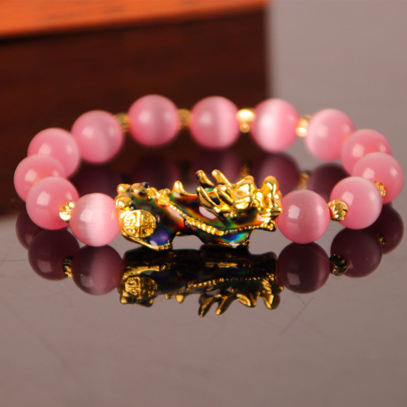 Bracelet PiXiu doré 3D