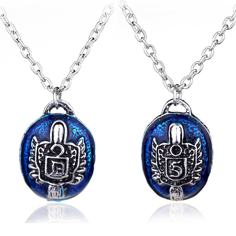 Collier rétro pendentif