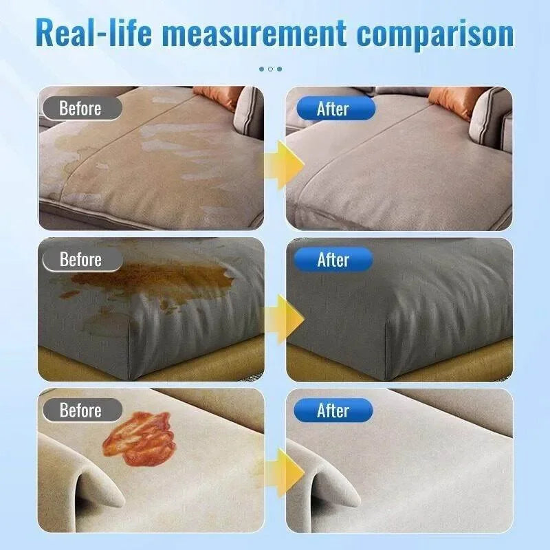 Fabric Sofa Cleaner Spray Powerful Stain Removal Home Cleaning  For Living Room Sofa Cushion Pillow Carpet Upholstery Deep Clean