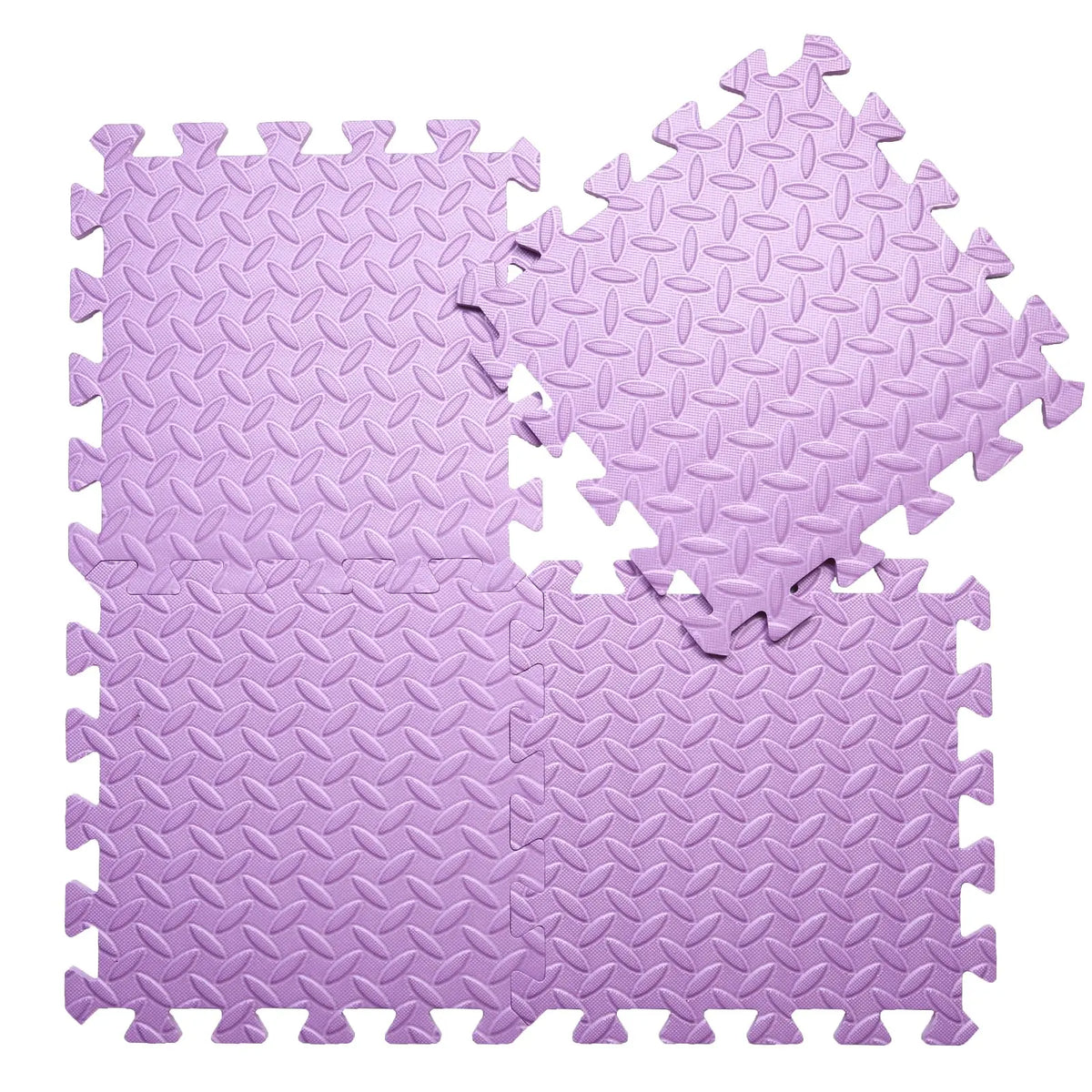 8Pcs 60x60cm EVA Foam Mat Living Room Bedroom Floor Rug Splicing Carpet 2.5cm Thicken Non-Slip Gym Yoga Fitness Shock Floor Pad