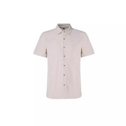 Men's Casual Loose Plaid Short Sleeve Shirt
