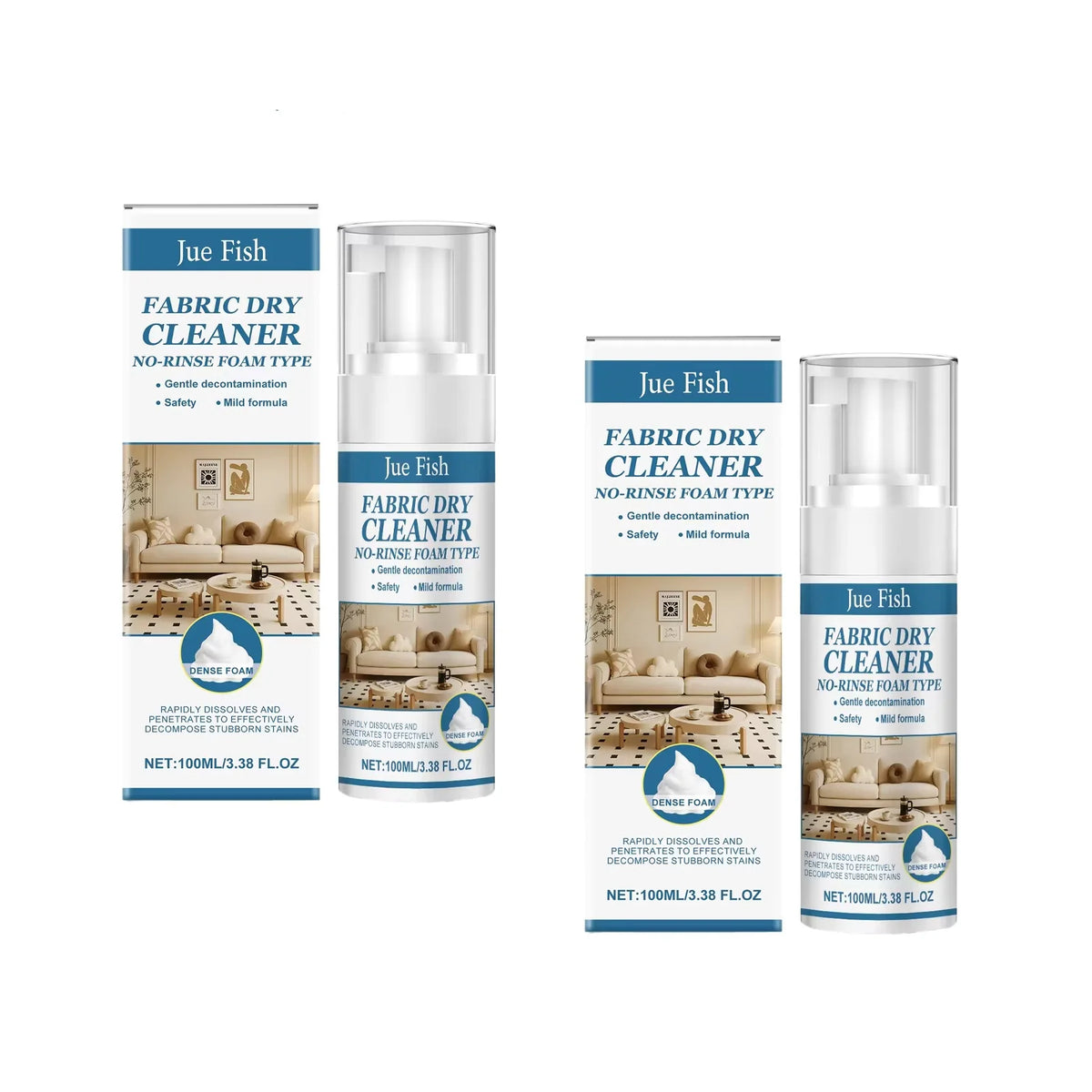 Fabric Sofa Cleaner Spray Powerful Stain Removal Home Cleaning  For Living Room Sofa Cushion Pillow Carpet Upholstery Deep Clean